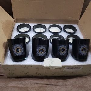 Bali meditation Yoga Candles Set of Twelve NWT organic soy blend